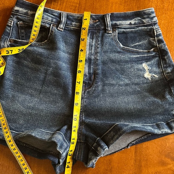 American Eagle Outfitters•women’s highest rise mom shorts•size 4•blue•NWT•new - Picture 10 of 15
